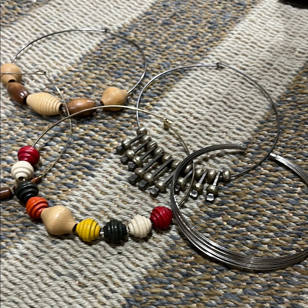 Vintage metal necklaces